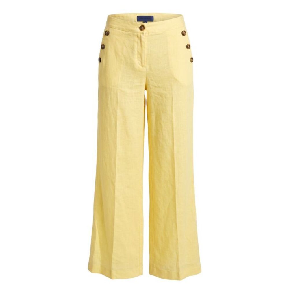 Trussardi Jeans Yellow Flax Women Women's Pants